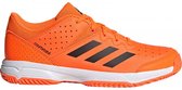 adidas Court Stabil Sportschoenen - Maat 37 1/3 - Unisex - oranje/ zwart/ wit