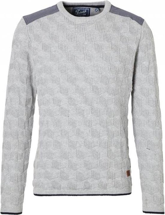 Twinlife Pullover sweater heren grijs | bol