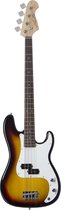 J & D PB 3TS 3-Tone Sunburst - Elektrische basgitaar