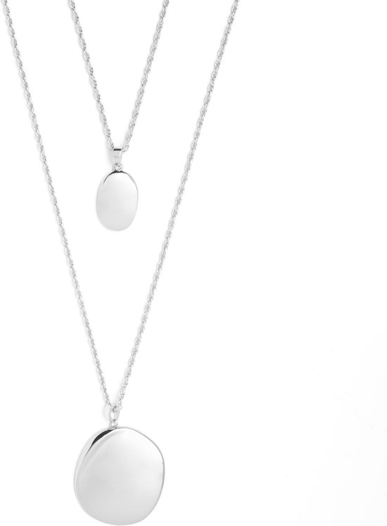 Hedendaags bol.com | Riverstones Connect Ketting - Zilver HX-11