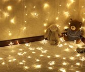 Kerstverlichting Binnen Kerstversiering Buiten Warm Wit - Kerstlampjes - Kerstlichtjes - Kerstdecoratie - 4x0,5M - Sterren
