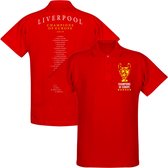 Liverpool Champions League 2019 Trophy Squad Polo - Rood - XXL