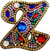 Diamond Painting Letter Sleutelhanger - 7x6cm - Letter Z