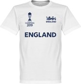 Engeland Cricket WK 2019 Winnaars T-shirt - Wit - Kinderen - 128