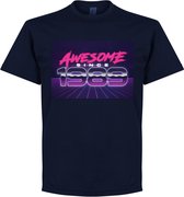 Awesome Since 1989 T-Shirt - Navy - XXL