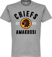 Kaizer Chiefs Established T-Shirt - Grijs - XXL