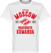 Spartak Moskou Established T-Shirt - Wit - XS