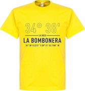 Boca Juniors La Bombonera Coördinaten T-Shirt - Geel - XXL