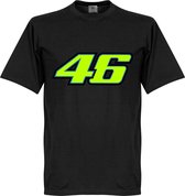 Valentino Rossi 46 T-Shirt - Zwart  - XS