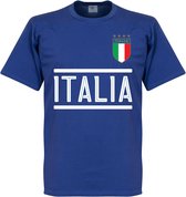 Italië Team T-Shirt - Blauw - Kinderen - 92/98