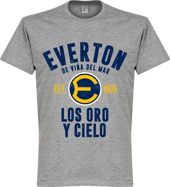 Everton de Chile Established T-Shirt - Grijs - S