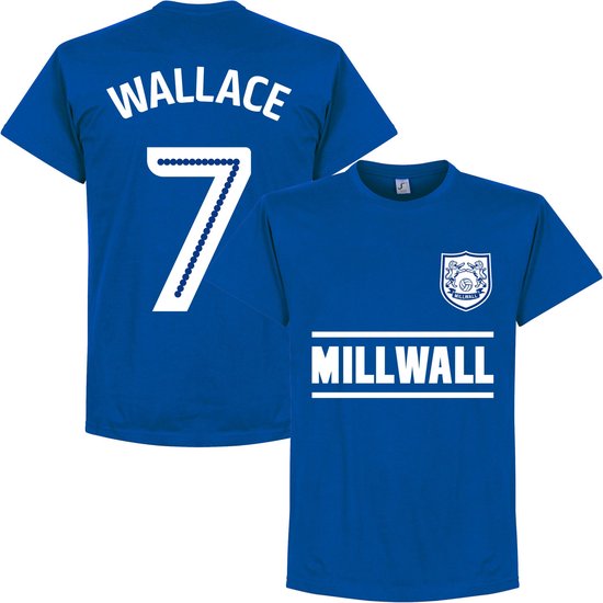 Millwall Wallace 7 Team T-Shirt - Blauw - L