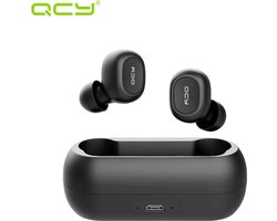QCY T1C QS1 - TWS True Wireless Stereo - Draadloze Oordopjes - BT Oortelefoon - Bluetooth - Microfoon - V5.0 - Zwart