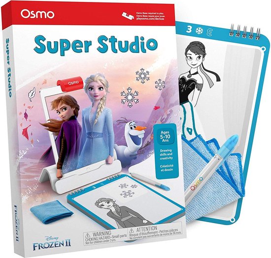 Thumbnail van een extra afbeelding van het spel Osmo Disney Super Studio - Frozen 2 (Uitbreidingsspel) – Educatief speelgoed voor iPad