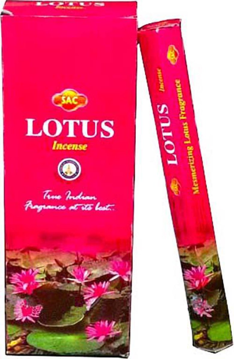 Goedkoopste SAC Lotus wierookstokjes 6 doosjes à 25gr.