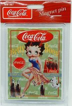 Koelkast Magneet Coca Cola - Betty Boop