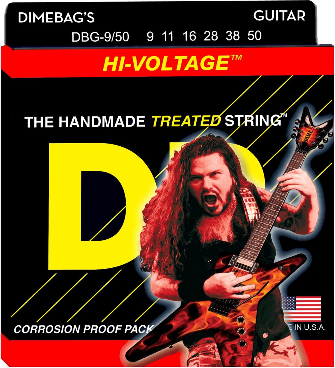 E-Git.snaren 09-50 Dimebag Darrell Signature DBG-9-50