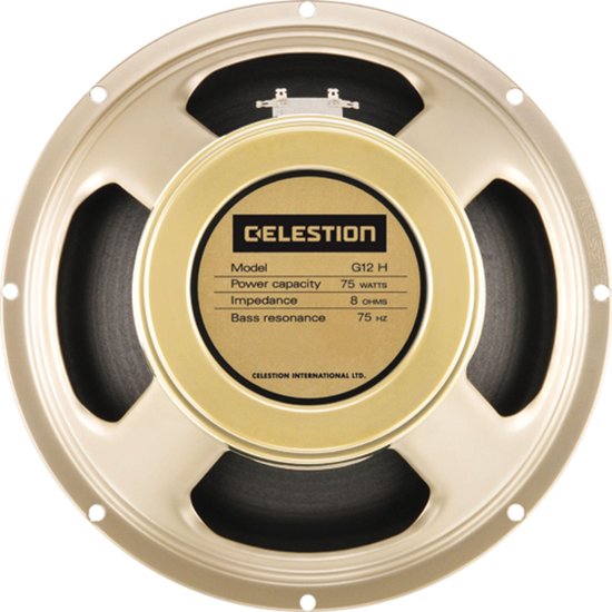 Celestion G12H-75CREAM-8 12inch 75W 8 ohm gitaar speaker