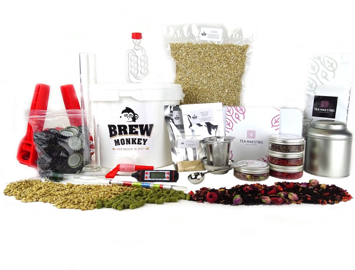 Brew Monkey® Kit de Brassage Bière Blonde, Kit Complet de 5L