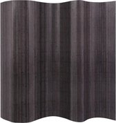 Kamerscherm 250x165cm Bamboo grijs (Incl Anti Kras Vilt) - Ruimteverdeler - Kamerverdeler - Kamer scherm