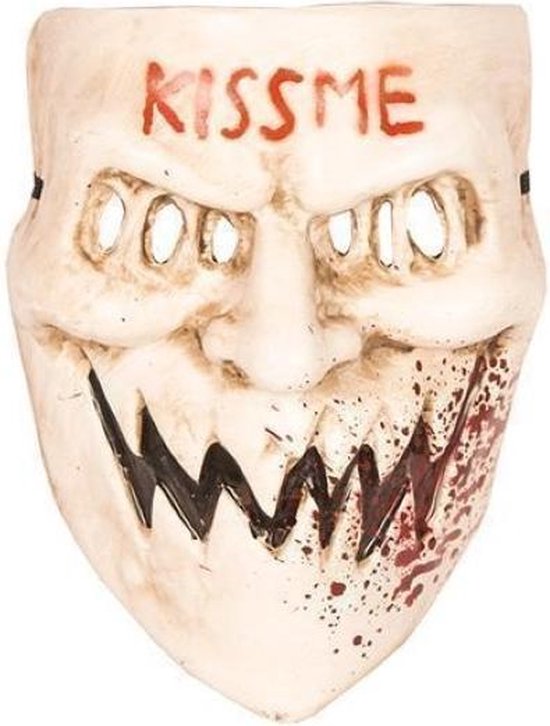 Skalk Leeuw onwetendheid Horror Masker Kiss me | bol.com