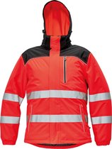 CRV Knoxfield Hi-Vis Winterjas 03010465 - Fluo Rood - M