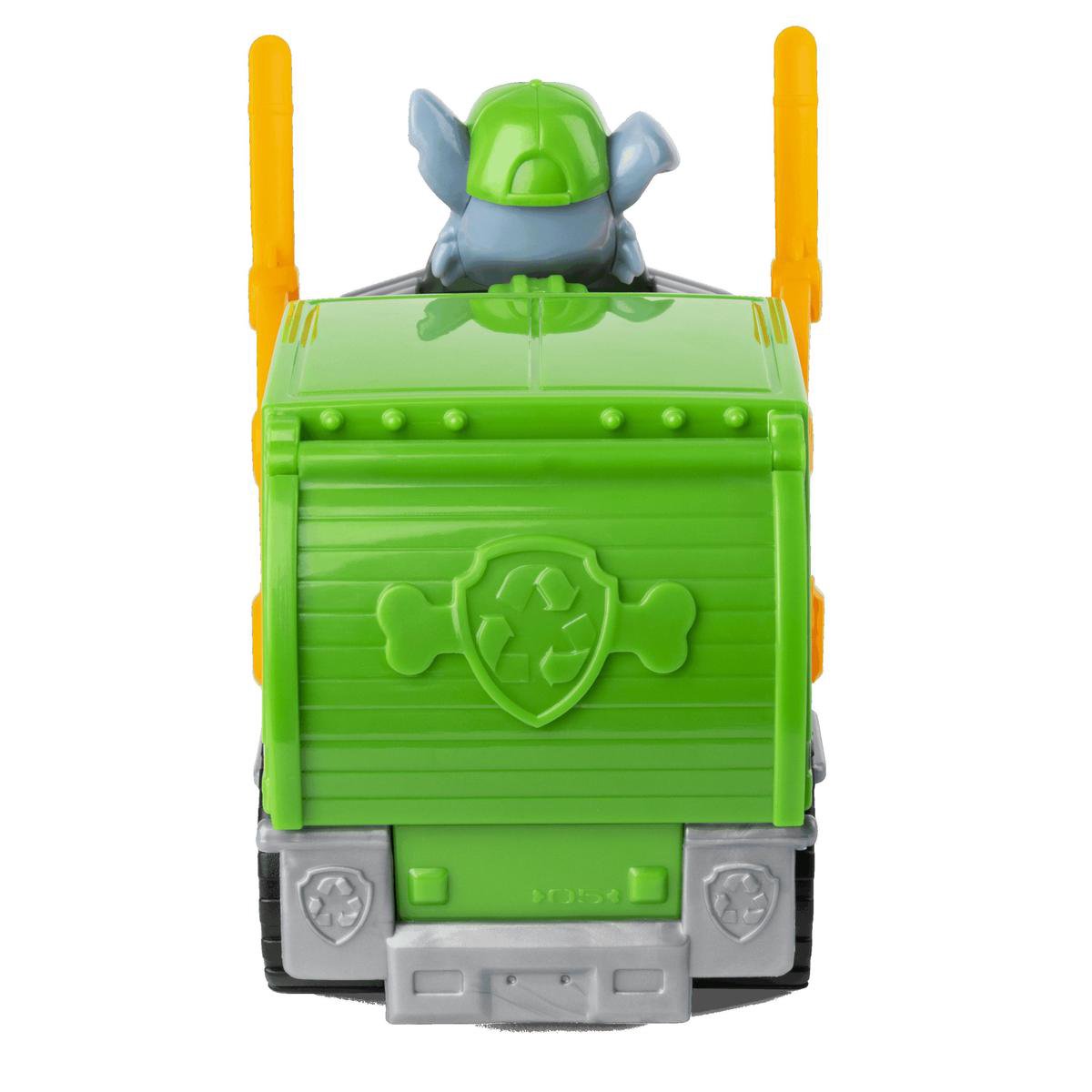 PAW Patrol - Rocky's Recycle Truck - speelgoedauto met speelfiguur - 80% gerecycled plastic - duurzaam speelgoed — afbeelding 9