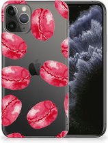 Geschikt voor iPhone 11 Pro Siliconen Case Pink Macarons