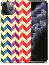 Geschikt voor iPhone 11 Pro TPU bumper Zigzag Color
