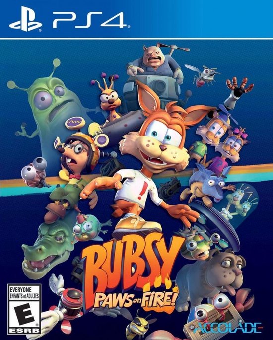 Bubsy: Paws on Fire – PS4 – Amerikaanse hoes