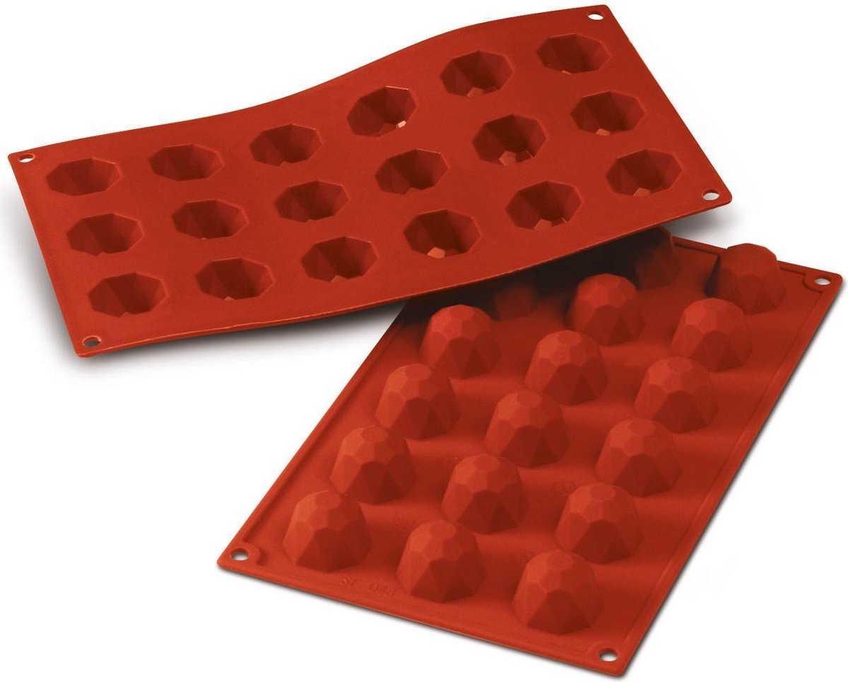 Silikomart Siliconen Mal Diamant 35x23mm