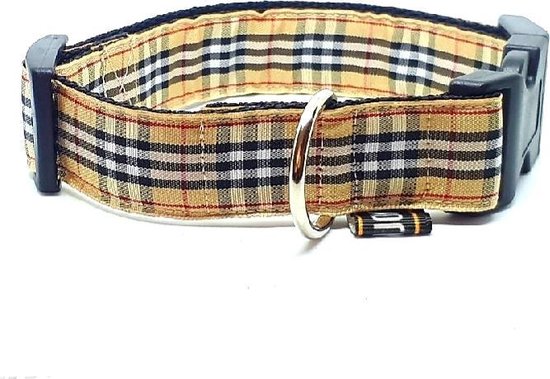 Annjoy - halsband - collier de chien - Burberry - M (30-50 cm) | bol.com