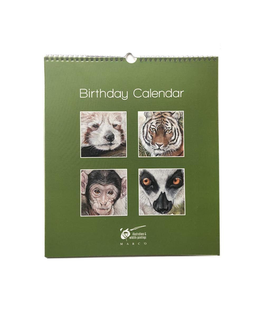 Kalender vol dieren