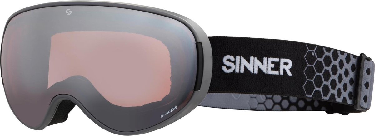 Sinner Nauders Unisex Skibril - Grijs