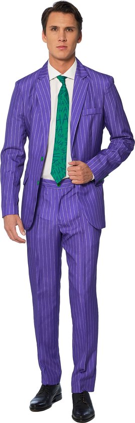 Suitmeister The Joker - Carnaval Mannen Kostuum - Gekleurd - Carnaval - Maat L