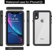 Waterproof cover iPhone Xr -  2M - Zwart/Transparant