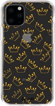 Casetastic Apple iPhone 11 Pro Hoesje - Softcover Hoesje met Design - The Crown Print