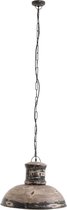 J-Line hanglamp adel ijzer grijs ø53