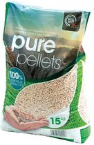 Pure Pellets Houtpellets - Ideaal Voor Pelletkachel -100% Natuurlijk - Weinig As - 15 KG