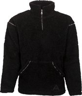 Warme Teddy Trui Zwart Maat 164