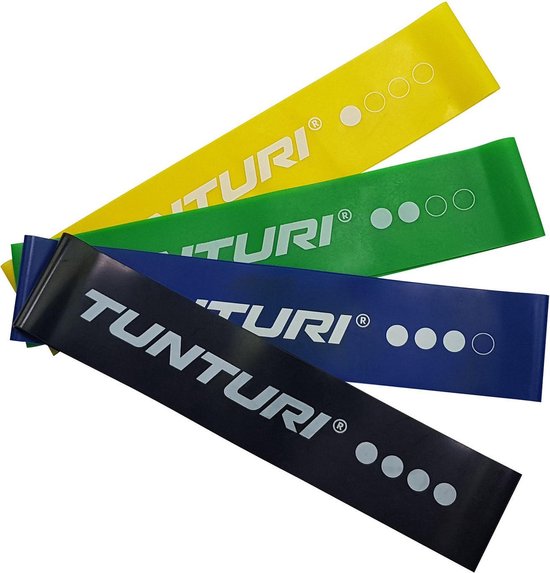 Tunturi - Weerstandsbanden Set - 4 Stuks - Multicolour