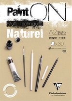 Clairefontaine Paint-ON A2 Schilderblok – Naturel papier voor het schilderen en tekenen.