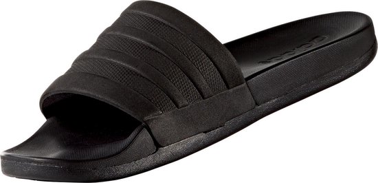 adidas CF Adilette Plus Mono Slippers Volwassenen - Black - Maat 44.5 |  bol.com