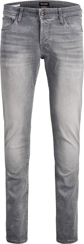 JACK & JONES Glenn Icon loose fit - heren jeans - grijs denim - Maat: 28/32
