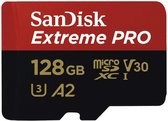 SanDisk Extreme Pro Micro SDXC 128GB - A2 V30 - met adapter