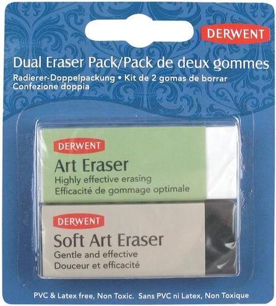 Derwent Dual Eraser Gum Pack