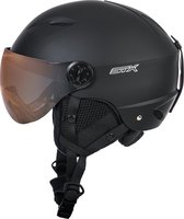 STX Helmet Visor Junior Black Skihelm - Black - Unisex - Maat XS