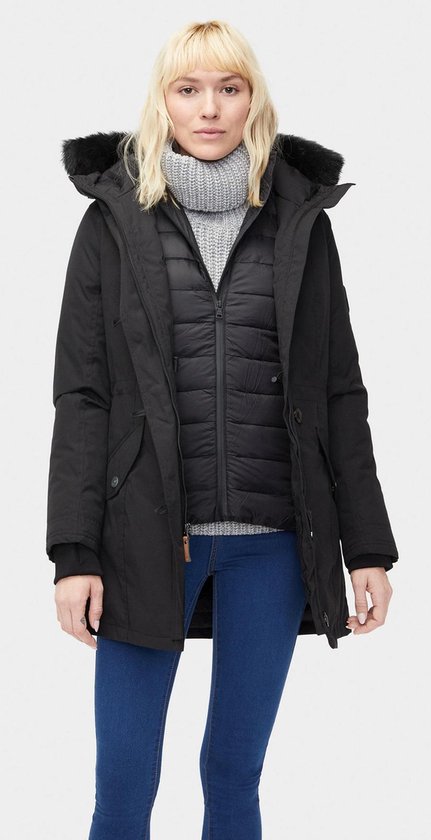 UGG Adirondack Parka Winterjas Dames Jas - Maat L - Vrouwen - zwart |  bol.com