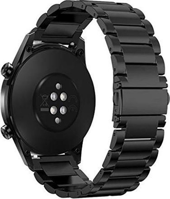 Metalen Armband Geschikt Voor Huawei Watch GT 2 46MM Horloge Bandje -  Schakel Polsband | bol.com