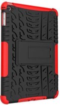 GadgetBay Bandprofiel hoes grip kickstand TPU kunststof iPad mini 4 5 Case - Rood